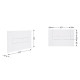 Клавіша змиву Qtap Standard 152x236x28 мм, White, лінійна QTSTD164W49471 SD00055595