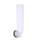 Кутова трубка змиву Qtap 82х74х262 мм White для інсталяції Standard QTSTD167W49807 SD00055931