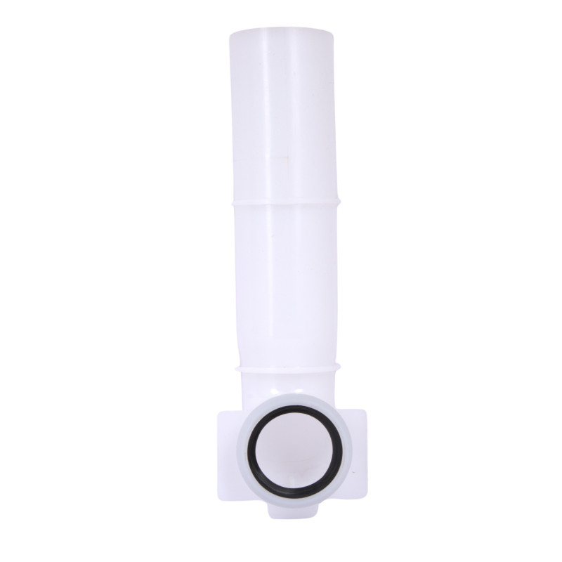 Кутова трубка змиву Qtap 82х74х262 мм White для інсталяції Standard QTSTD167W49807 SD00055931