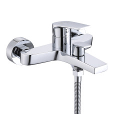 Qtap Змішувач для ванни Stenava New (з душовим гарнітуром) QTSTE259CRM45537 Chrome