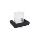 Qtap Склянка з тримачем Scorpio настінна QTSTK6102103B Black (Sklenka)