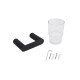 Qtap Склянка з тримачем Scorpio настінна QTSTK6102103B Black (Sklenka)