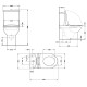 Унітаз підлоговий Qtap Stork Ultra Quiet 630×350×805 мм із сидінням Soft-close, White QTSTO27W49260 SD00055384