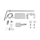 Qtap Душова система універсальна Swan Cascada на три споживача (з виливом) QTSWA111CRW45570 Chrome/White