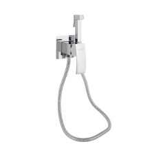 Qtap Набор для гігієнічного душу Swan Cascada прямокутний QTSWA262CRM45567 Chrome