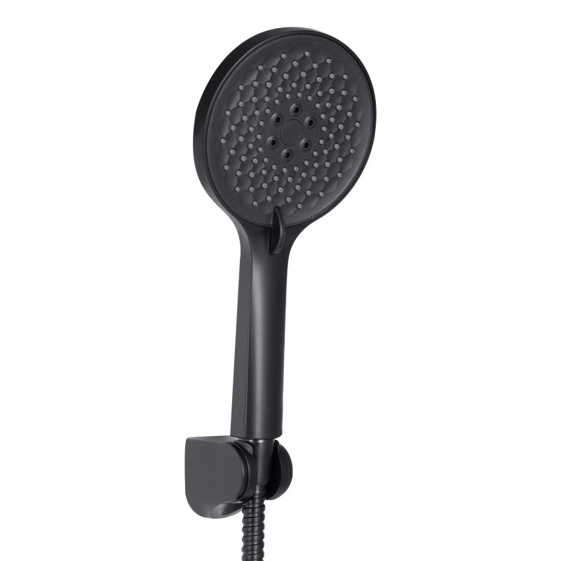 Qtap Змішувач для ванни Taurus (з душовим гарнітуром) QTTAU259BLM45662 Black Matt