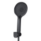 Qtap Змішувач для ванни Taurus (з душовим гарнітуром) QTTAU259BLM45662 Black Matt