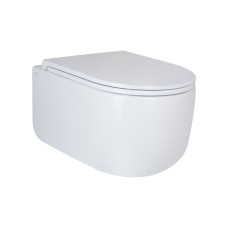 Qtap Унітаз підвісний Taurus безободковий з сидінням Soft-close QT2433084EUQW