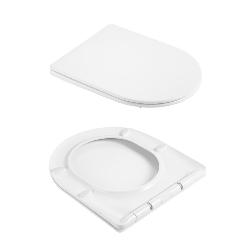 Унітаз підвісний Qtap Taurus Ultra Quiet 515×360×350 мм, White, з сидінням Slim Duroplast / Soft-close / Quick Release QTTAU26W49116 SD00055240