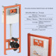 Готове рішення Qtap для ванної кімнати: підвісний унітаз Taurus Ultra Quiet 515×360×350 + комплект інсталяції Nest 4 в 1 (лінійна клавіша Satin) SD00055991