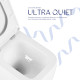 Унітаз підвісний Qtap Gemini Ultra Quiet 485×340×350 мм, White, з сидінням Slim Duroplast / Soft-close / Quick Release QTTAU26W49119 SD00055243