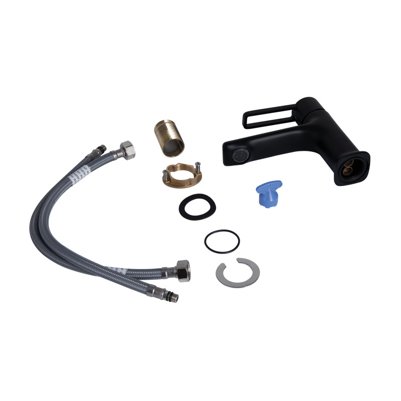 Qtap Змішувач для раковини Taurus QTTAU270BLM45660 Black Matt
