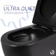 Унітаз підвісний Qtap Taurus Ultra Quiet 515×360×350 мм, Matt Black, з сидінням Slim Duroplast / Soft-close / Quick Release QTTAU28BLM50504 SD00056628