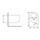 Біде підвісне Qtap Taurus 485×360×295 мм, White QTTAU28W49117 SD00055241