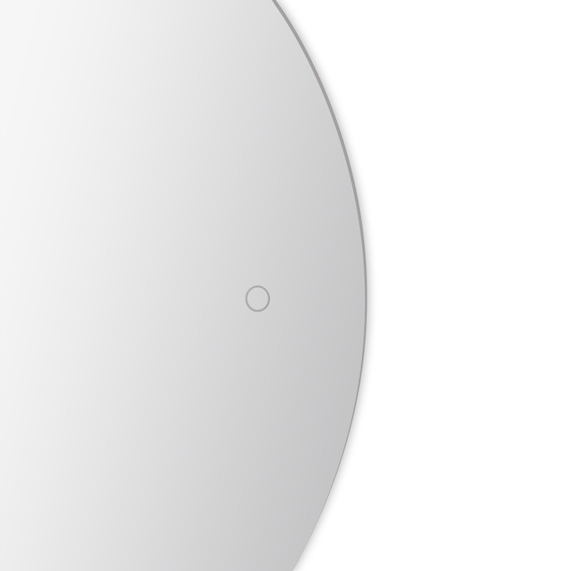 Дзеркало Qtap Taurus HR1200 з LED-підсвічуванням Touch, з антизапотіванням, з димером, рег. темп. кольору (3000-6500K) QTTAUHR1200 SD00055399