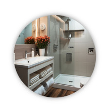 Дзеркало Qtap Taurus R1000 з LED-підсвічуванням Touch, з антизапотіванням, з димером QTTAUR100049004 SD00055128