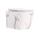 Унітаз підвісний Qtap Tern Ultra Quiet 520×345×325 мм, Marble, з сидінням Slim Duroplast / Soft-close / Quick Release QTTER26MR49002 SD00055126