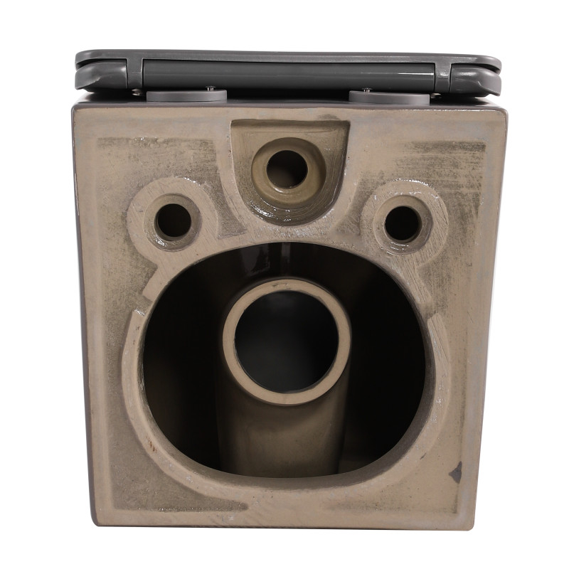 Унітаз підвісний Qtap Tern Ultra Quiet 520×345×325 мм, Stone grey, з сидінням Slim Duroplast / Soft-close / Quick Release QTTER26SG49000 SD00055124