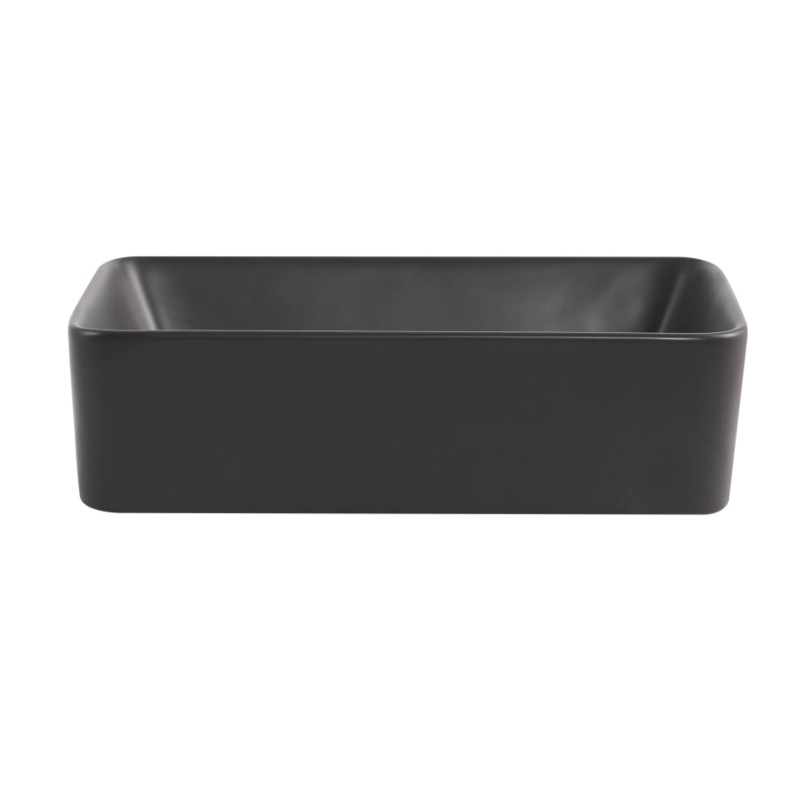 Комплект Qtap Tern Anthracite 3 в 1: підвісний унітаз Ultra Quiet + біде підвісне + раковина накладна QTROBAN49157 SD00055285