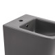 Комплект Qtap Tern Anthracite 3 в 1: підвісний унітаз Ultra Quiet + біде підвісне + раковина накладна QTROBAN49157 SD00055285