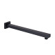 Qtap Кронштейн для верхнього душу Trubice 400 мм прямокутний QTTRU120BLM45929 Black Matt