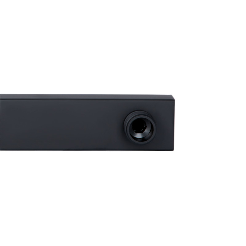 Qtap Кронштейн для верхнього душу Trubice 400 мм прямокутний QTTRU120BLM45929 Black Matt