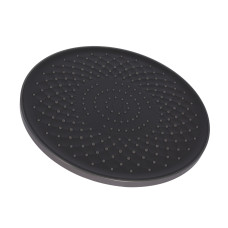 Стельова лійка Qtap (250х54х250) для душової системи Vlasta New Gunmetal Black PVD QTVLA25054250GMB49647 SD00055771