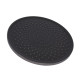 Стельова лійка Qtap (250х54х250) для душової системи Vlasta New Gunmetal Black PVD QTVLA25054250GMB49647 SD00055771
