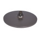 Стельова лійка Qtap (250х54х250) для душової системи Vlasta New Gunmetal Black PVD QTVLA25054250GMB49647 SD00055771
