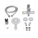 Qtap Змішувач для ванни Vlasta New (з душовим гарнітуром) QTVLA259CRM45642 Chrome