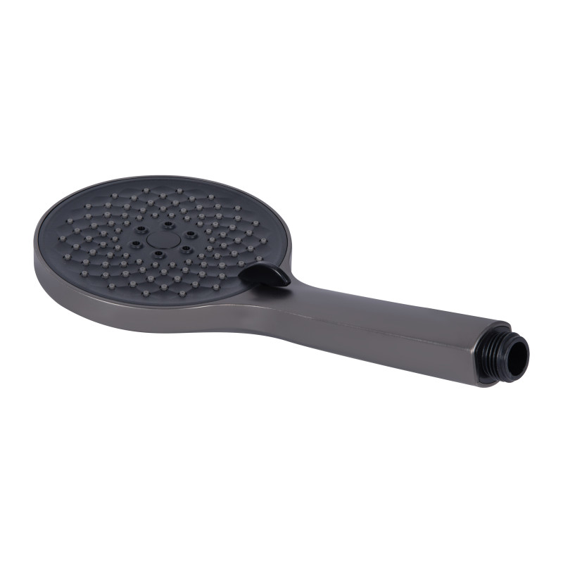 Qtap Змішувач для ванни Vlasta New (з душовим гарнітуром) QTVLA259GMB45643 Gunmetal Black PVD