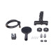 Qtap Змішувач для ванни Vlasta New (з душовим гарнітуром) QTVLA259GMB45643 Gunmetal Black PVD