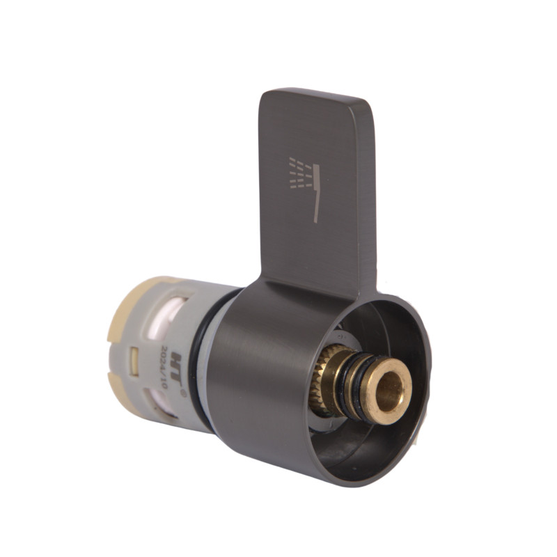 Ручка перемикання режимів Qtap (70х23,7х35) для душової системи Vlasta New Gunmetal Black PVD QTVLA7023735GMB49641 SD00055765