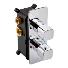 Qtap Змішувач для душу Votice з термостатом (QTVOT65T105NGC)