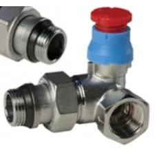 Giacomini Кутовий термостатичний клапан 2-площинний, розмір 1/2 
