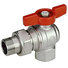 Giacomini Кран кульовий з американкою кутовий R789X003 1/2