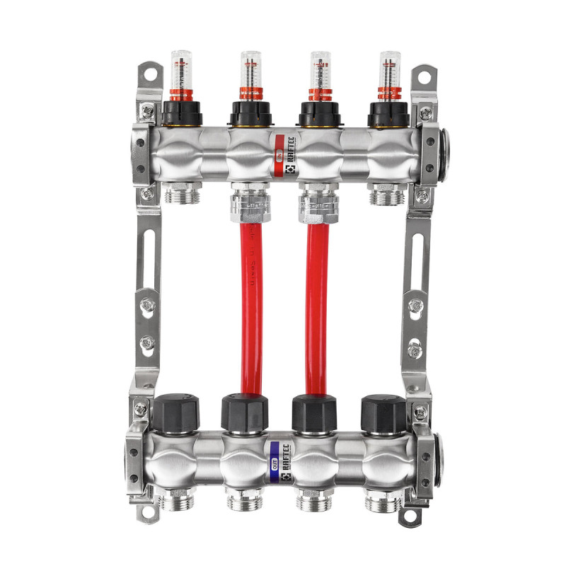 Колектор з витратомірами Raftec STEEL 1