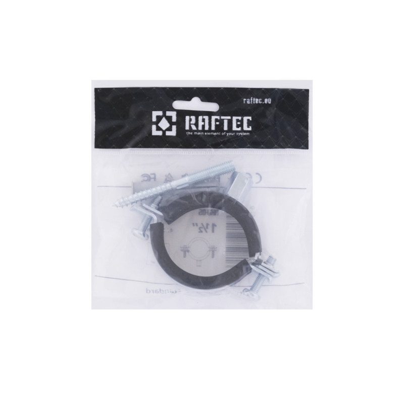 Raftec Хомут трубний (гайка (М8+10)+шуруп) 1 1/2
