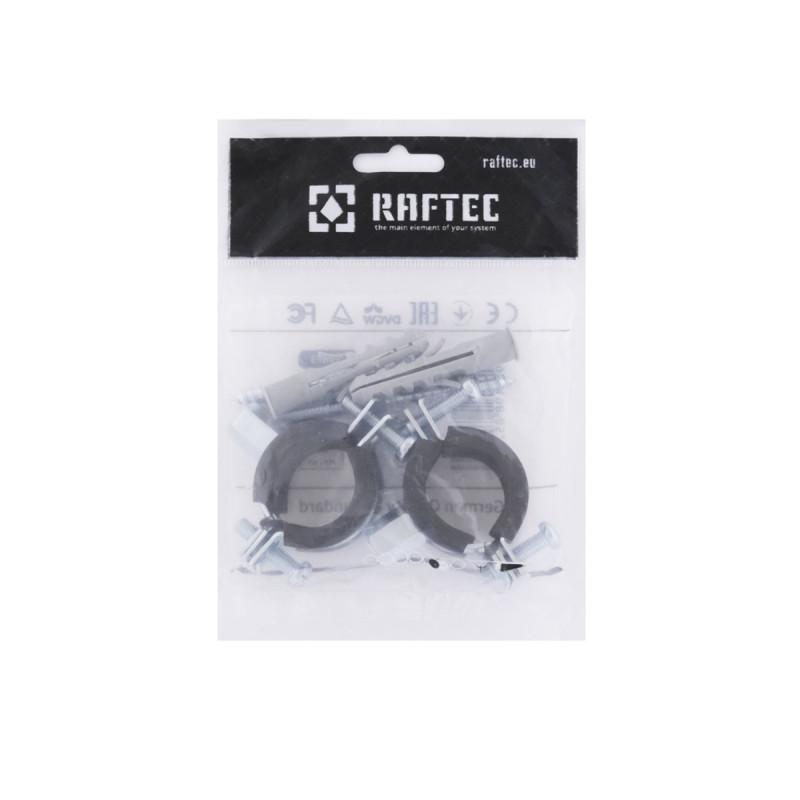 Raftec Хомут трубний ((гайка (М8+10)+шуруп) 3/4
