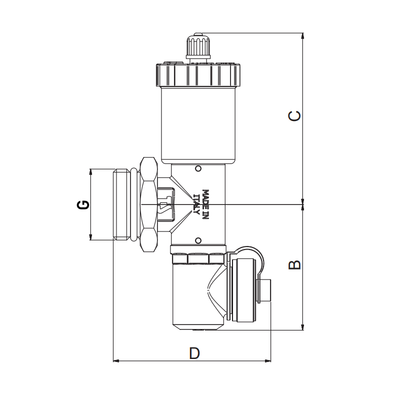 Кінцева зливна група Roho R610-100 - 1