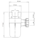 Сифон для групи безпеки Roho R2200-100 - 25x32 (універсальний) (RO0161)