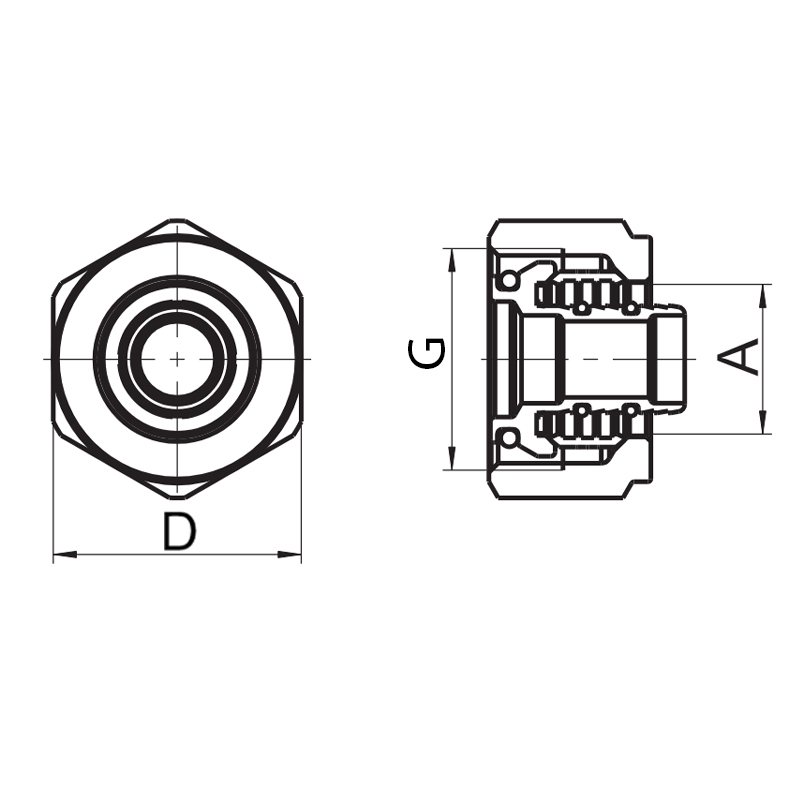 Євроконус Roho R581-075 - 3/4
