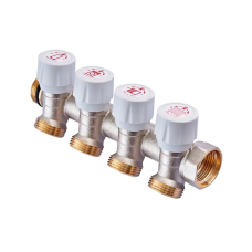 Колектор для теплої підлоги на 4 вих. Roho R809-04 - 3/4