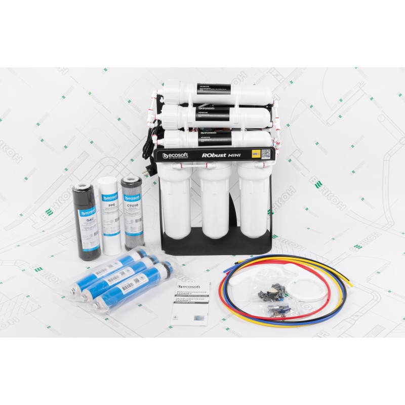 ECOSOFT Фільтр зворотного осмосу RObust Mini (ROBUST1000STD)