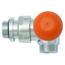 HERZ Кутовий осьовий клапан ,TS-Design, хромований G1/2-M 22 х 1,5 S764641