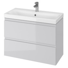 Cersanit Шафка B07 MODUO SLIM+раковина 80, сіра (S801-224)