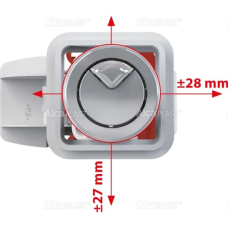 ALCA PLAST сифон SA08AS Комплект впуск/випуск 2кн., низ пласт. 1/2 {16} (SA08AS)