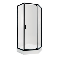 Qtap Набір Душова кабіна Scorpio BLA10995-AC6 Clear 2120x900x900 мм + піддон Diamond 309912 90x90x12 см з сифоном (SCOBLA10995AC6SET)