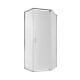 Qtap Душова кабіна Scorpio CRM10995-AC6 90х90 см, скло Clear 6 мм, CalcLess, без піддону (SCOCRM10995AC6)