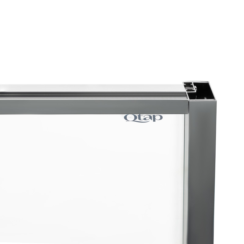 Qtap Душова кабіна Scorpio CRM10995-AC6 90х90 см, скло Clear 6 мм, CalcLess, без піддону (SCOCRM10995AC6)